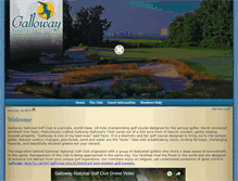 Tablet Screenshot of gallowaynationalgolf.com